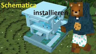 Wie installiert man Schematica in Minecraft  Minecraft Tutorial [upl. by Sudnac]