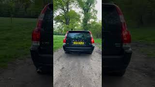 V70 d5 185 euro 4 straight pipe exhaust sound [upl. by Berkin]