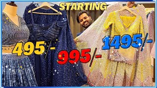 1 पीस भी मिलेगा😍DURGA CLOTHING 1DAY lehenga sale chandni chowk meesho sarojininagar HAUL 2023 [upl. by Ode]