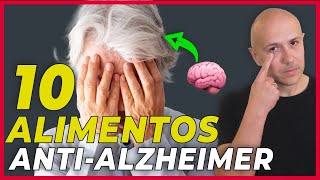 ¡ATENCIÓN PÉRDIDA DE MEMORIA y CONCENTRACIÓN ESTOS 10 ALIMENTOS PUEDEN SALVARTE  CUIDA TU CEREBRO [upl. by Jamilla]