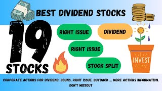 new dividend stocks [upl. by Sivrad]