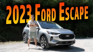 2023 Ford Escape Platinum Review  Fords Answer To The RAV4 [upl. by Laith280]