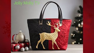 Project Series 30  Christmas Tote Bag Ideas [upl. by Madelyn]