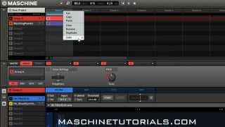 NI Maschine 18 Tutorial  Setting custom pad group pattern and scene colors [upl. by Kiehl316]