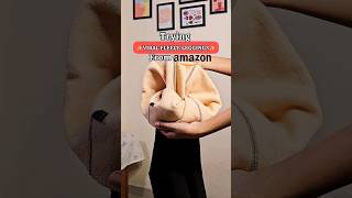 Trying Amazon Viral Fleece leggings  Easy hack to wear skirt in winter amazonfinds review shorts [upl. by Eilesor975]