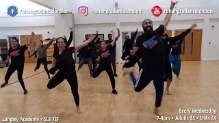 Weekly Bhangra Class  Bhangra Dance London  Leicester Bhangra tbs viral [upl. by Ettenuj]