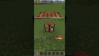 How to make a crafting table in Minecraft shorts [upl. by Waki37]