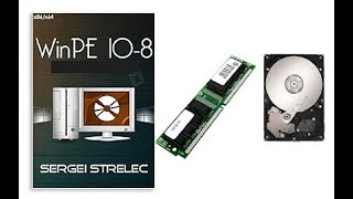 WinPE Sergei STRELEC For TEST RAM AND HARD DISK OR SSD  Restore [upl. by Mcmahon]