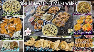 Special Dawat mare Maike walo ki ❤️🫶🏻Steam chicken roastmutton muglaiKofta Biryanipotato donuts [upl. by Kerri]