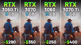 RTX 3060 Ti vs RTX 3070 vs RTX 3060 vs RTX 3070 Ti  Test in 12 Games in 2024 [upl. by Netneuq]