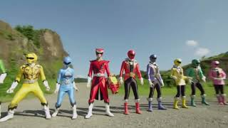 Zyuohger vs Gokaiger henshin and Roll Call  Super Sentai Content [upl. by Pucida]