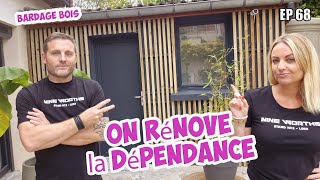 On rénove la dépendance  EP 68  Pose dun bardage extérieur bois fait maison [upl. by Zullo]