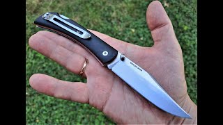 Folding knife Nieto Comando Black G10 909G10N Look around Replacing the clip [upl. by Maryly227]