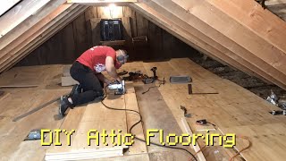 DIY Attic  Loft Flooring [upl. by Pulsifer964]