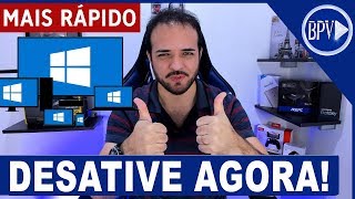 DESATIVE essas Funções Agora E deixe seu Windows MAIS RÁPIDO [upl. by Malcah]