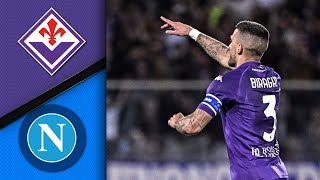 Highlights Fiorentina vs Napoli 22 Rrhamani Biraghi Nzola Kvaratskhelia [upl. by Anitsugua]