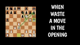 Short Chess Game Waste Opening Move [upl. by Elatsyrk]