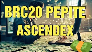 5 Cryptomonnaies BRC20 en exclusivité sur Ascendex X100 [upl. by Anabelle]