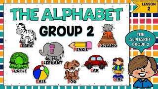 LECCIÓN 2 EL ALFABETO EN INGLÉS  GRUPO 2  CURSO COMPLETO DE INGLÉS PRINCIPIANTE  THE ALPHABET [upl. by Ab]