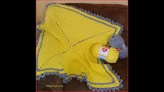 How to Crochet Tutorial DIY Love and Sunshine Baby Blanket by YARNutopia by Nadia Fuad [upl. by Shaer]