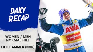 Highlights Normal Hill Lillehammer 2023  FIS Ski Jumping World Cup 2324 [upl. by Reld]