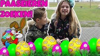 PAASEIEREN ZOEKEN  1 APRIL PRANK   Broer en Zus TV VLOG 140 [upl. by Maxentia]