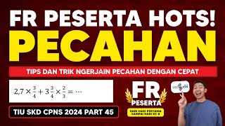 BOCORAN SOAL TIU CPNS 2024 PECAHAN [upl. by Perretta737]