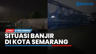 Mulai Surut Banjir di Kaligawe Semarang Turun ke Ketinggian 35 CM Warga Mulai Beraktivitas [upl. by Swerdna]