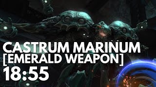 Castrum Marinum Emerald Weapon Solo in 1855 IGT  Final Fantasy XIV [upl. by Ait]