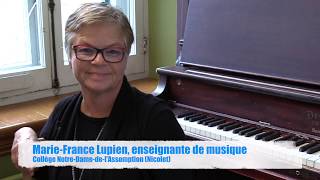 Semaine des enseignants  MarieFrance Lupien [upl. by Sira]