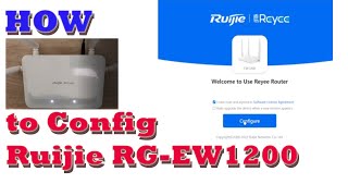 How to Config Ruijie RG EW1200 Dualband Wireless Router  Saduca Camera Computer [upl. by Meris]