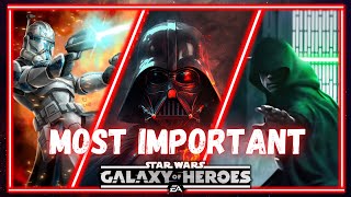 The Ten Most Important Teams that Everybody NEEDS in SWGOH  2024 [upl. by Olyhs]