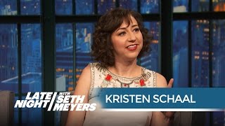 Kristen Schaal on Her Gassy Love Scene with Will Forte  Late Night with Seth Meyers [upl. by Ayel486]