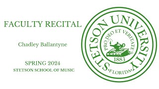 Faculty Recital Chadley Ballantyne bassbaritone  Lee Chapel 12024 [upl. by Junna424]