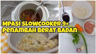 RESEP MPASI 9 SLOWCOOKER SIMPLE ANTI GTM [upl. by Inalaek147]