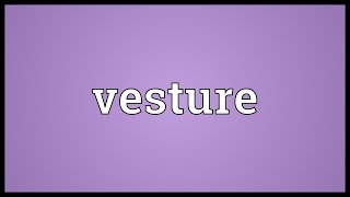 Vesture Meaning [upl. by Gavin]