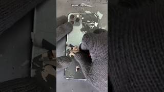 Iphone 11 pro max fix back panel crack shorts iphone youtubeshorts repair technology trending [upl. by Moraj775]