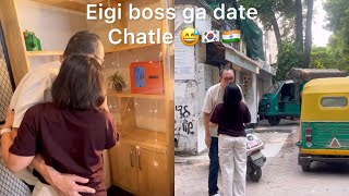 Date chatle eigi boss ga😜🇰🇷🇮🇳 yum hanlakpda echa mayamna mama eibu khourangna ngairmme 😂🐾 [upl. by Novihc764]