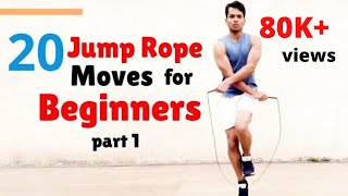 20 Jump Rope Tricks every Beginner should Learn part 1 [upl. by Liris]