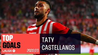 TOP GOLES Valentín Taty Castellanos LaLiga 20222023 [upl. by Irak]