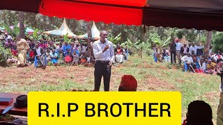 KISII CELEBS FLOCK DOUGLAS OTISOS HOME TO CONDOLE WITH HIM FOR LOOSING HIS BROTHER [upl. by Eugnimod]