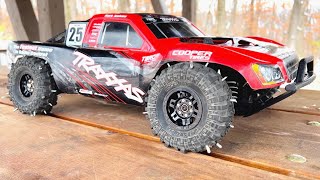 Traxxas Slash 4x4 with SPIKED TIRES  Part 2 [upl. by Ettelrats]