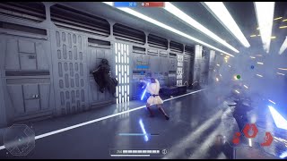 ObiWan battles on the DEATH STAR  HvV  Star Wars Battlefront II [upl. by Sucramej]