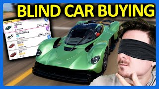 Forza Horizon 5  Buying Used Cars Blindfolded Challenge [upl. by Hareema475]