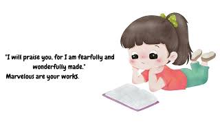 You Are Beautiful And Wonderfully Made  Kids Bible Stories  Psalm 13914 [upl. by Sibylla]