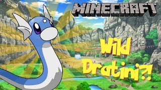 I FOUND A WILD DRATINI RARE  Pokefind Minecraft [upl. by Israeli]