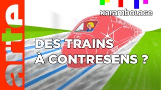 Les trains  Karambolage  ARTE [upl. by Ennirac]