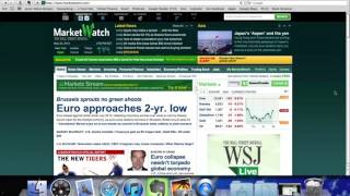 Stock Market Game MarketWatch tutorial YouTube 720p [upl. by Thorman]