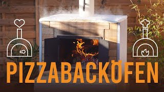 Pizzabacköfen  DIY Holzbackofen aus Schamotte bauen [upl. by Beilul]