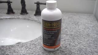 Stain Proof Dense Stone Impregnating Sealer Protects Against Water Salt Damage for Granite [upl. by Grados]